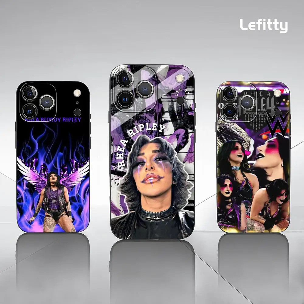 TP-1 Hot R-Rhea Ripley Ốp Lưng Điện Thoại IPhone 17 16 15 14 13 12 11 Pro Max Plus Mini Đen Mờ Vỏ Mềm Funda