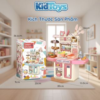 Đồ chơi nhà bếp 36 món KidToys – bộ nấu ăn mô phỏng phát triển sáng tạo cho bé