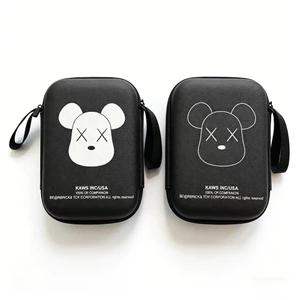 Túi đựng đồ du lịch di động Kaws dễ thương Túi đựng tai nghe, Cáp dữ liệu, Bộ sạc, Túi Powerbank Phụ kiện điện thoại