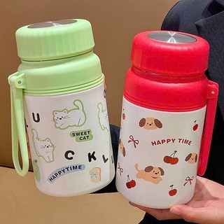 Bình Giữ Nhiệt Lucky - Dung Tích 1000ml inox 316 Có Lõi Lọc Trà- Quai Sách Tiện Lợi