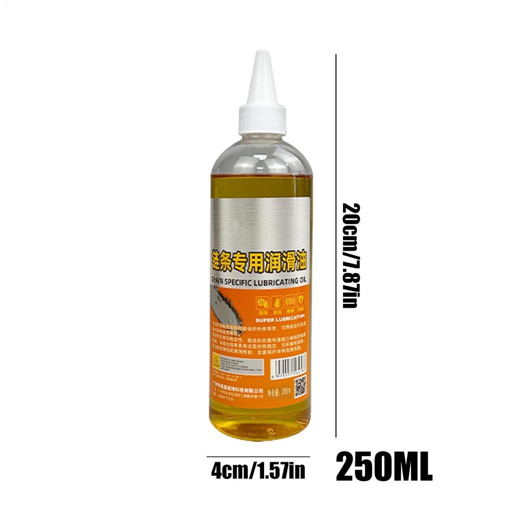 Dầu cưa xích 250ml Dầu bôi trơn tất cả các mùa Dầu cưa xích cho xưởng gia đình Bảo vệ máy nhà để xe abrtedvn