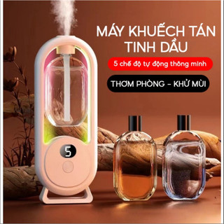 Máy Xịt Thơm Phòng Tự Động Máy Khuếch Tán QINGTING Tinh Dầu 5 Chế Độ Xông Hương Thơm Nhẹ Dịu