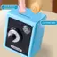 Xoay mật khẩu Piggy Bank Mini Coin Piggy Bank Hộp đựng tiền tổ hợp Lo Coin Tiết kiệm tiền giấy Hộp an toàn tiền mặt Đồ chơi trẻ em [mới]
