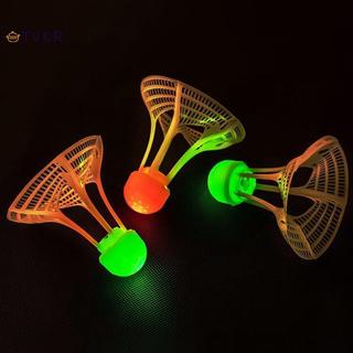 TVKR 1 Bóng Cầu Lông Phát Sáng Trong Bóng Tối Chống Gió Phát Sáng Siêu Nhựa Nylon Có Đèn OIK