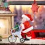 Đồ chơi xe đẩy ông già Noel có nhạc trang trí Giáng sinh đa năng