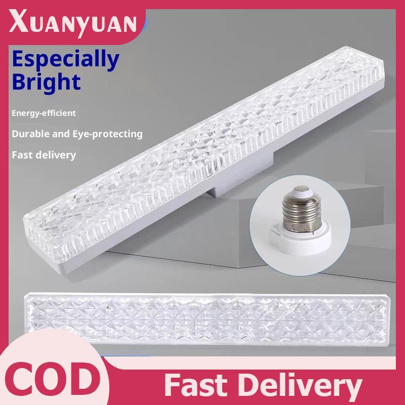 XUAN 1 / 2 Chiếc E27 Đèn LED Dải Ống Chiếu Sáng AC175-265V 15 / 18 / 24W 6500K Bóng Đèn Có Thể Điều Chỉnh Hướng 360° Bóng đèn pha lê dài màu trắng trong nhà VN