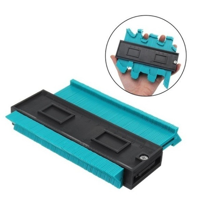 Thước đo đa góc 250mm, đo góc cạnh & đường viền，Thước đo lấy góc đường viền，có khóa kim loại，đường viền，góc cạnh