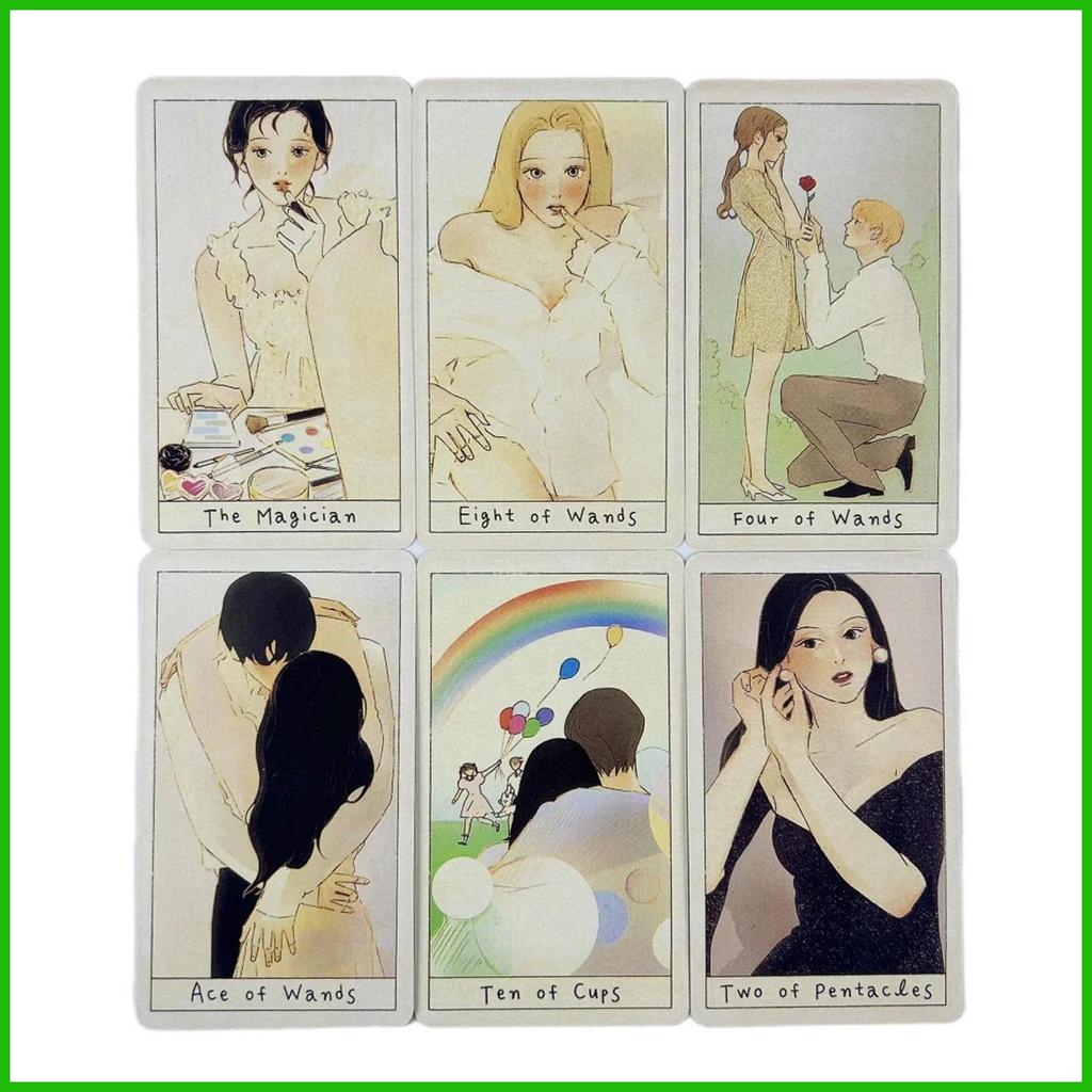 Bộ bài Tarot Thẻ Oracle dành cho người mới bắt đầu Trò chơi hướng dẫn bán chạy về mặt tâm linh dành cho nam giới saixit2vn
