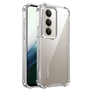 Dành cho Redmi 15 4G / 5G Ốp điện thoại cứng pha lê trong suốt chống rơi 4 chiếc Vỏ mỏng chống sốc