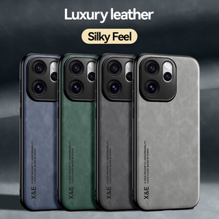 Vỏ Ô Tô Da Từ Tính Cho OPPO Reno 15 14 Pro Max F OPPOReno15 ProMax 5G Giá Đỡ Điện Thoại Thời Trang Bảo Vệ Cặp Đôi Ốp Lưng Chống Sốc