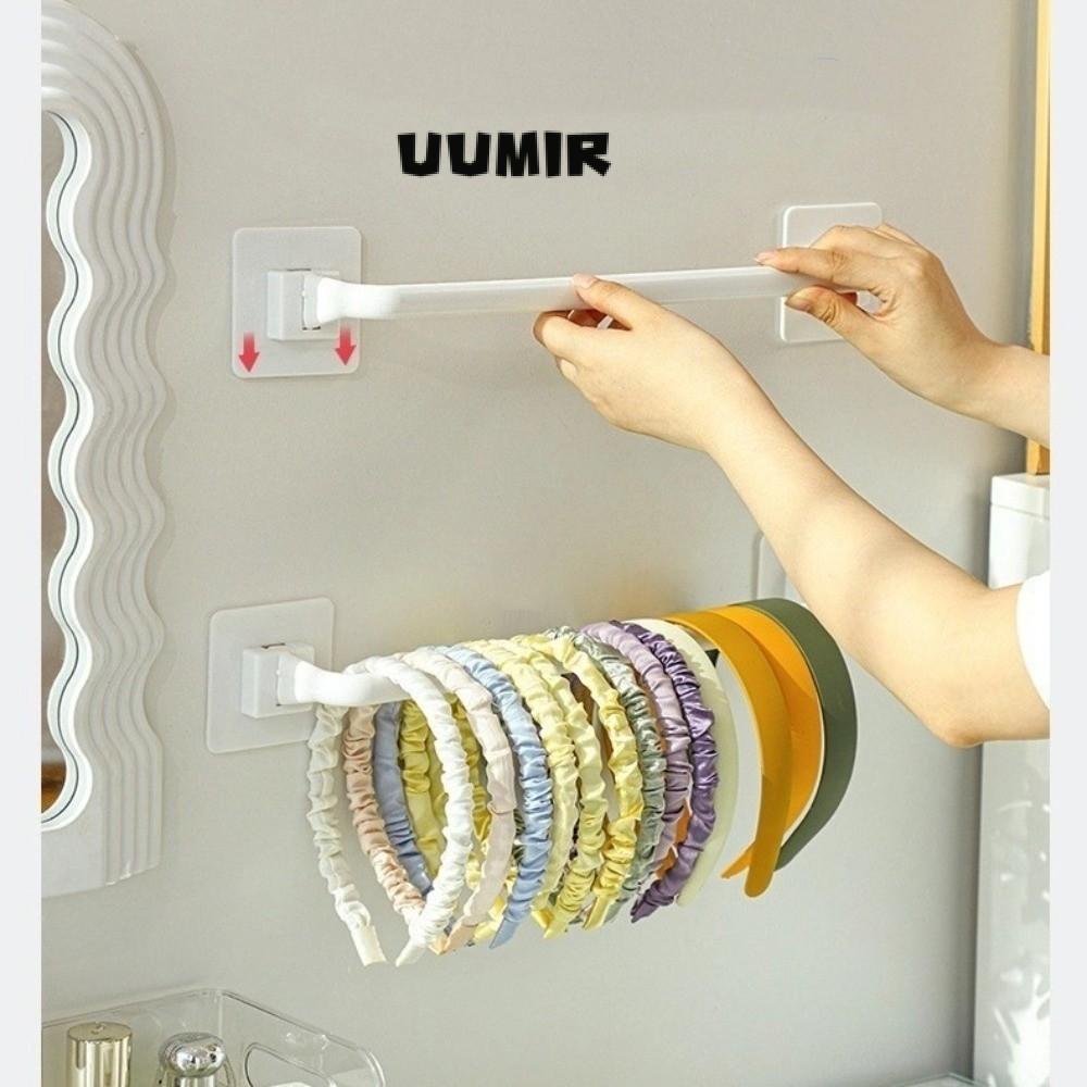 UUMIR Băng Đô Bảo Quản Tự, Kẹp Tóc Vòng Bảo Quản Đa Năng Scrunchies Đô Giá Để Đồ, Giá Đỡ Băng Đô Treo Tường Không Móc Treo