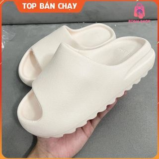 Dép bánh mì vân nhám nữ, dép yz đế 4cm chống trơn BM01 hàng cao cấp