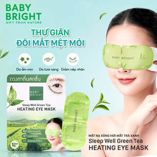 COMBO 6 Mặt Nạ Xông Hơi Mắt Trà Xanh Baby Bright Sleep Well Green Tea Heating Eye Mask