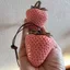 Nhẫn chìa khóa dâu IAPPORTUNIA, Túi nhựa thủ công quyến rũ, Thiết kế chống nước thanh lịch Trang trí túi móc khóa