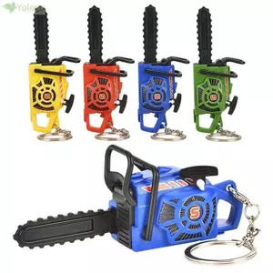 Móc khóa cưa điện YOLOGO, Mặt dây kéo thực tế Túi cưa điện, Sáng tạo Máy cưa cầm tay bằng nhựa cầm tay bằng nhựa sáng tạo Đồ chơi quà tặng Trang trí chìa khóa