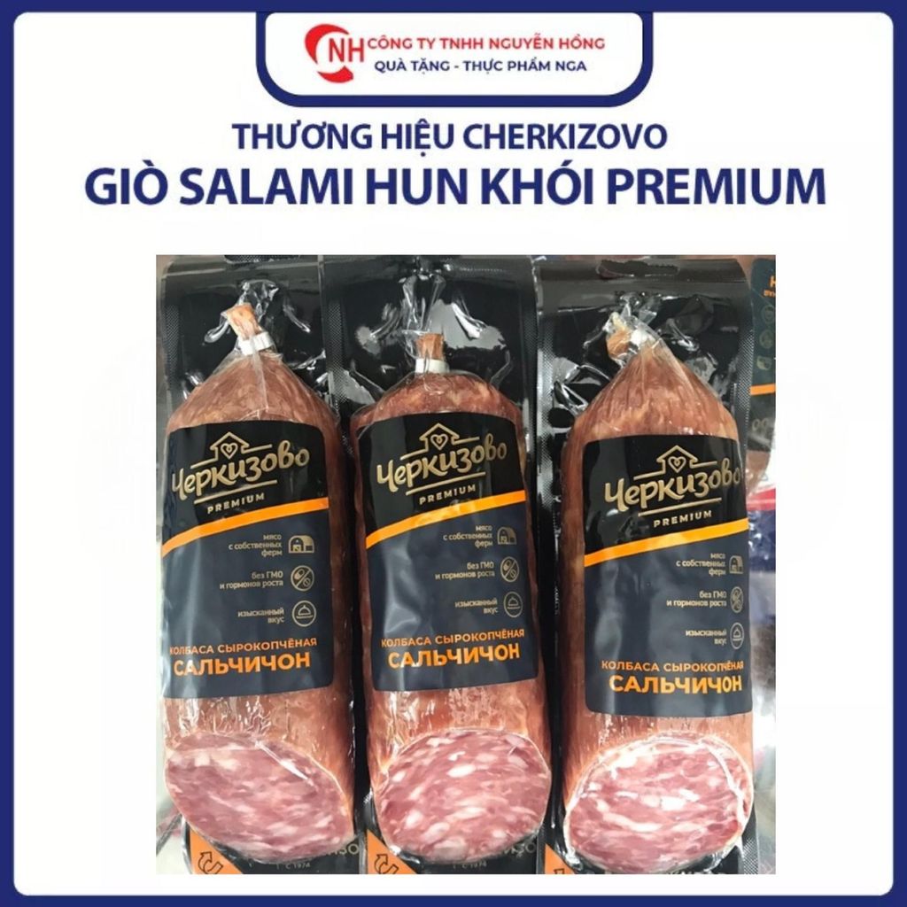 Salami xúc xích Nga Zobo Premium  300gr hun khói