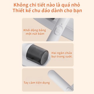 Máy Hút Bụi Cầm Tay Không Dây Nhỏ Gọn, Lực Hút Mạnh, Hút Bụi Và Loại Bỏ Rệp, Dễ Dàng Mang Theo Và Vệ Sinh