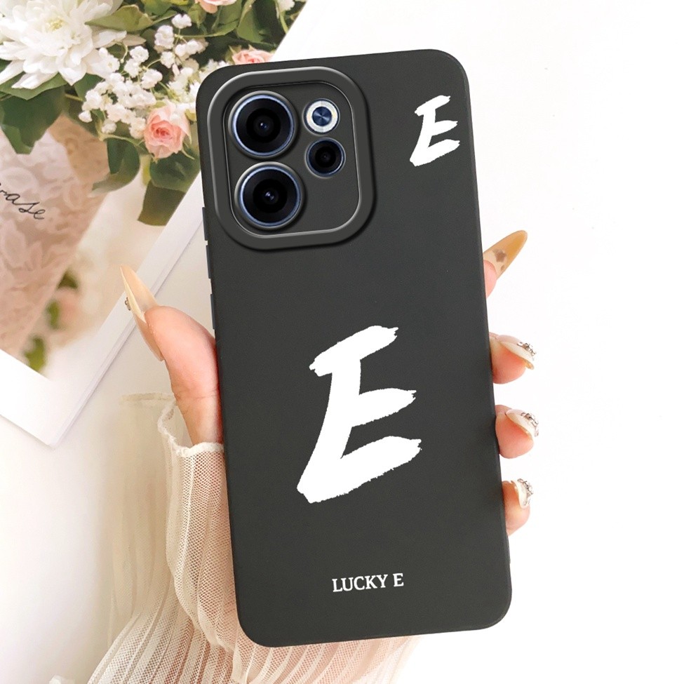 Ốp lưng Oppo Reno 15F CPH2801 Chữ A-Z sang trọng Thời trang Cool Crown Vỏ điện thoại silicon Oppo Reno15 F