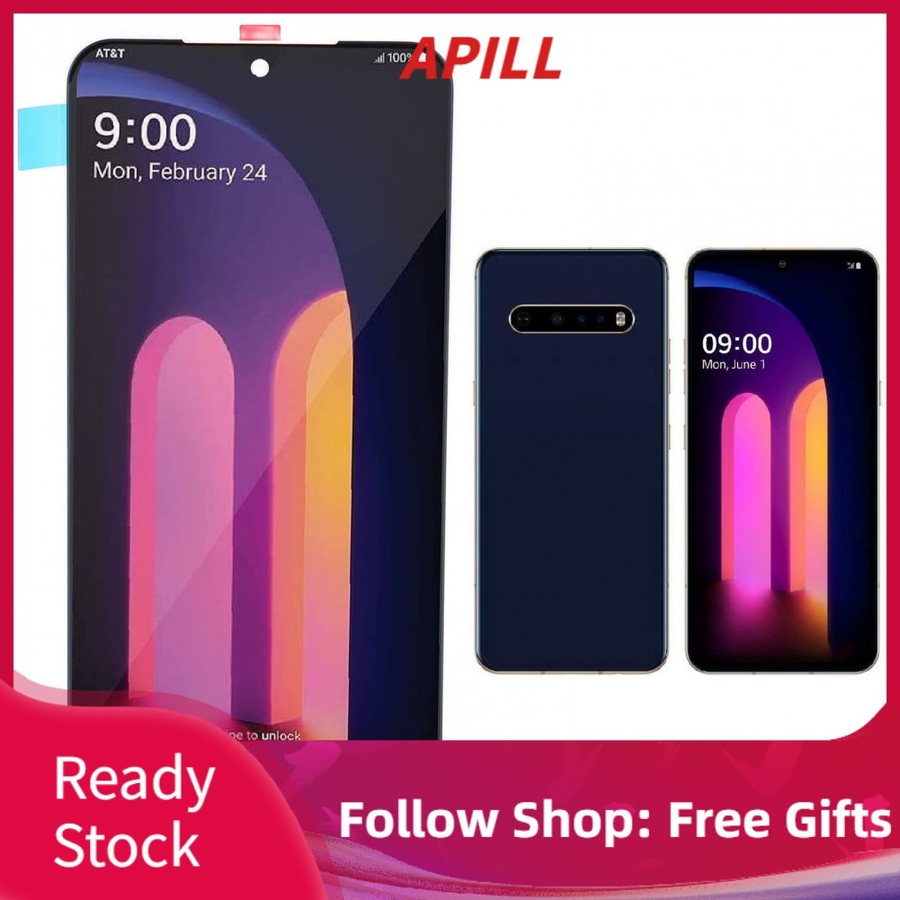 Apill Thay thế màn hình APILL-VN cho LG V60 ThinQ LM V600TM 6,8in Lắp ráp bộ định hóa với công cụ tháo gỡ QC kiểm tra trước khi giao hàng