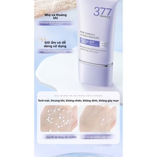 Kem chống nắng hạt thảo dược Hàn Quốc làm trắng da SPF50 PA++++, chống tia cực tím, chống trầy xước