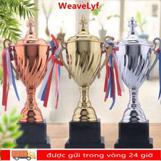 Cúp WEAVELYF đội 35/32/29CM, Vàng Bạc Đồng, quà lưu niệm bóng đá, cúp thi đấu, cúp chiến thắng