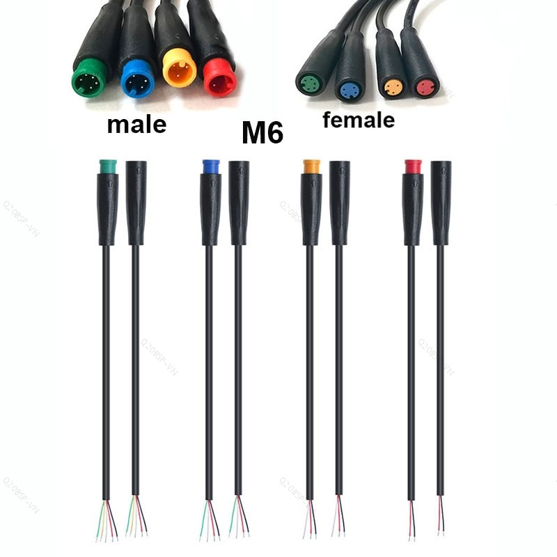 Pin năng lượng mặt trời M6 chống thấm nước, có bảng điều khiển và cảm biến, kết nối VN20B