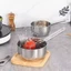 Cc Muỗng Nước Bằng Thép Không Gỉ Muỗng Nhà Bếp Muỗng Nước Đa Năng Tay Cầm Ngắn Nước Dipper Để Phục Vụ Nấu Ăn