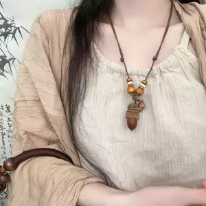 Mặt Dây Chuyền Phong Cách Dân Tộc Cho Nữ, Thiết Kế Zen Từ Trung Quốc