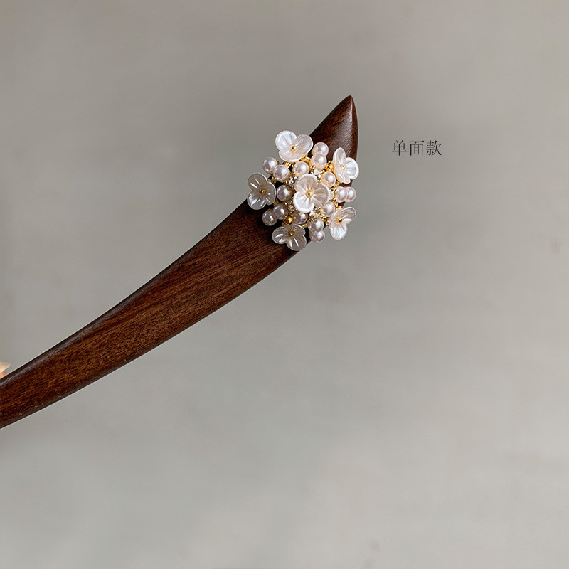 Kẹp Tóc Ebony 15cm Phong Cách Cao Cấp, Đơn Giản, Phù Hợp Với Cheongsam Và Nhiều Dịp Khác Nhau