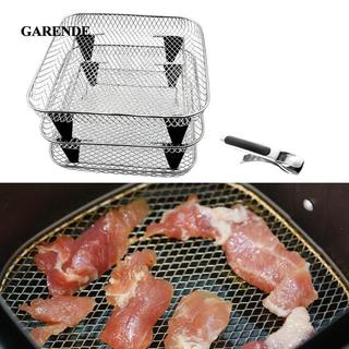 Garende Air Fryer Rack Giỏ rang Dụng cụ nấu ăn Đa năng Ba lớp có thể xếp chồng lên nhau cho nhà hàng Nấu ăn nhà bếp tại nhà