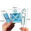 AMBU Cầu Chì Hạt Aligner Khay Bộ, DIY Hạt Nhựa Đậu Xẻng Tấm, Hình Hươu Handmade Cầm Tay Cầu Chì Đậu Chọn Khay Handmade Hạt Đồ Chơi