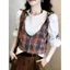 Mùa Xuân Áo Sơ Mi Camisole Nữ Kẻ Sọc, Thoải Mái và Phong Cách