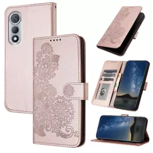 Ốp Lưng Cho Tecno Pova Đường Cong Hoa Hướng Dương Thiết Kế Thẻ Da Solots Dây Đeo Tay TPU Mềm Chống Rơi Vỏ Điện Thoại