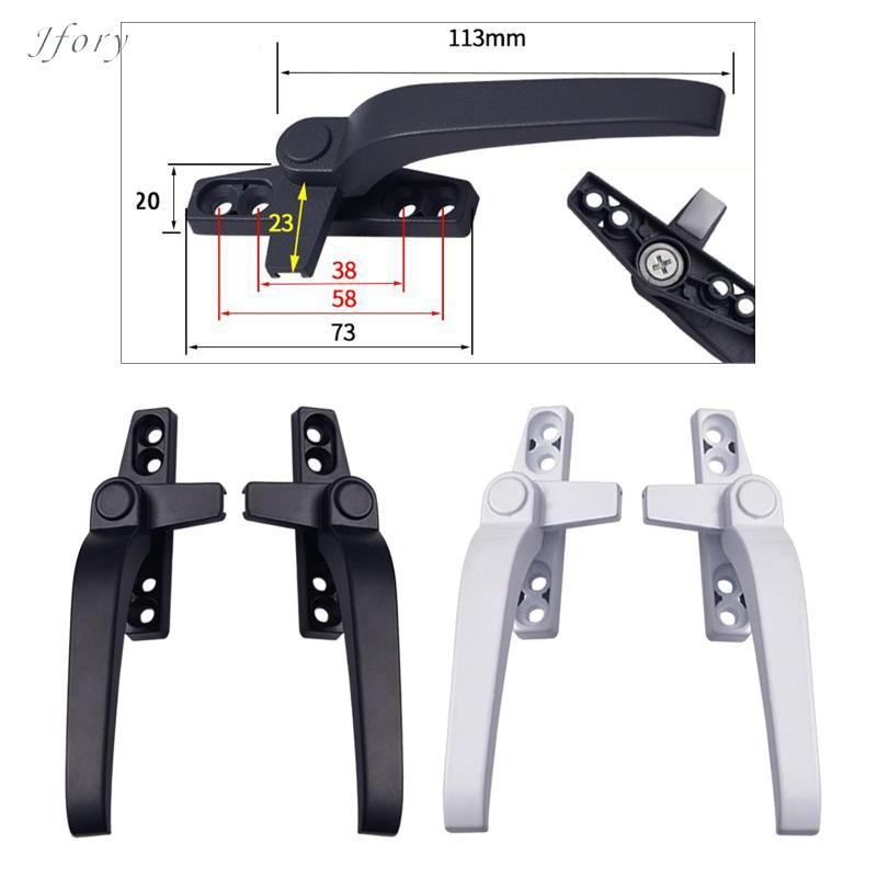Jfory Tay cầm cửa sổ có thể điều chỉnh Công tắc khóa vỏ hợp kim kẽm cho các bộ phận thay thế cửa sổ nhôm