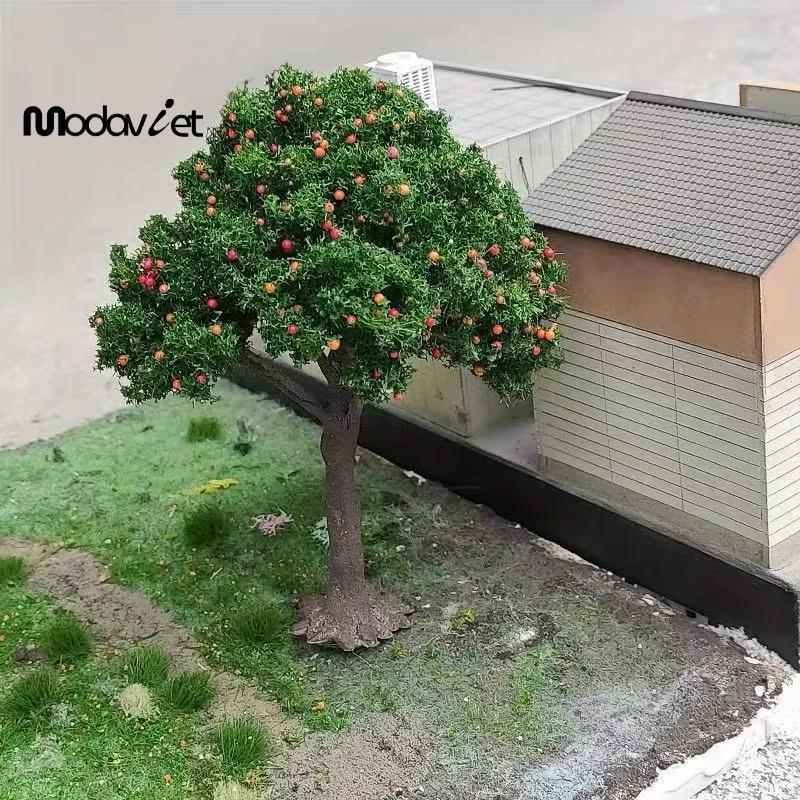 [modavietnamshop] 1 Cái DIY Cây Ăn Quả Thu Nhỏ Trang Trí Cảnh Quan Thu Nhỏ Cát Bàn Xây Dựng Mô Hình Thực Tế Trang Trí Cây Trái Cây Đẹp