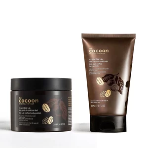 Bộ Cà Phê Đắk Lắk Làm Sạch Da Chết Cocoon Tẩy da chêt Da Mặt 150ml VÀ Body 200ml (CHUYÊN SỈ 24H)