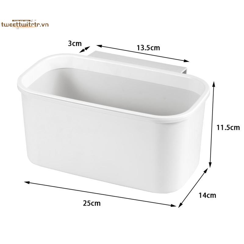 TRTR Nhà Dung Tích Lớn Đầu Giường Treo Giỏ Kệ Mini Nhà Bếp Thùng Rác Thùng Đựng Rác Tủ Bảo Quản Ra Thùng rác treo tường trong bếp VN