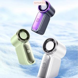 Quạt cầm tay Mini ITRUMPET, Màn hình LED Quạt bàn Turbo tốc độ cao, 100 cài đặt di động có thể điều chỉnh USB Quạt Turbo có thể sạc lại ngoài trời
