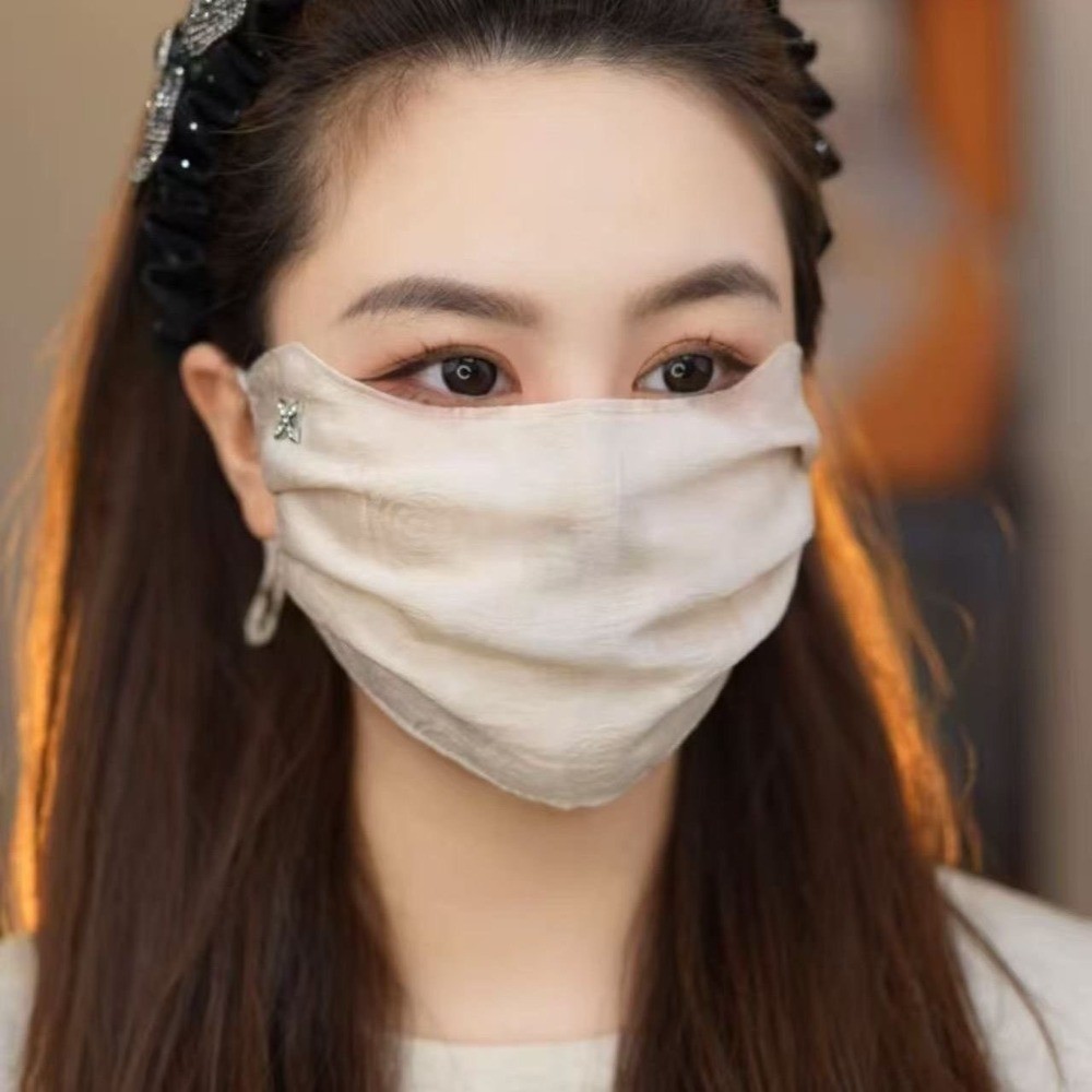 Kem Chống Nắng KANGN, thoáng khí, chống nắng, lưới chống bụi, khăn che mặt unisex có thể giặt