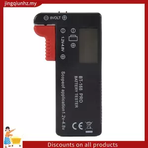BT-168 PRO Máy kiểm tra dung lượng pin kỹ thuật số Máy kiểm tra pin bằng nhựa di động cho AA 1.5V 9V