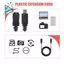 1.5m Mini USB B 5pin Nam Sang Nữ Nối Dài Dây Cáp Adapter Đen