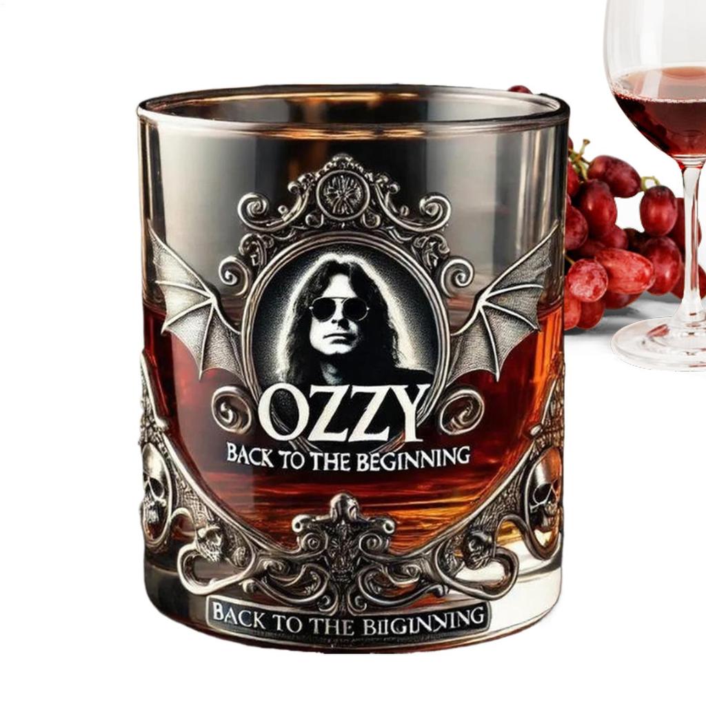 Whiskey Glasses Collectible Wine Glasses Collectible Commemorative Music Celebrity Cup for Bourbon Wine Dining gelhvn