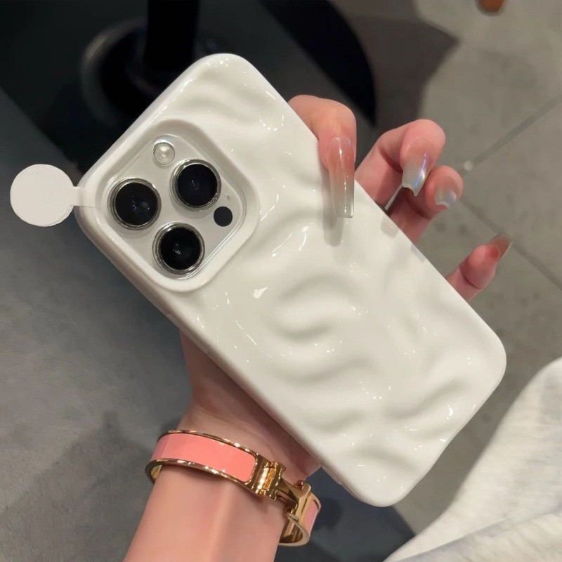 Vỏ Ốp Lưng Cho IPhone 17 16 14 15 13 12 11 Pro Max 14 16 15  Plus X XR XS Max Cặp Đôi Đơn Giản Nếp Vỏ Mềm