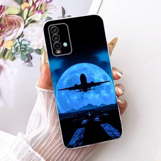 Vỏ Mát Cho Xiaomi Redmi 9 Power / Redmi 9T J19S Cover Hoạt Hình Sư Tử Hổ Rồng Silicon Mềm Trong Suốt TPU Bảo Vệ Túi