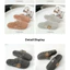 VN Women 's Open Toe Mules, Thiết kế màu trắng sữa trong suốt, thoáng khí với mũi khoan thông gió
