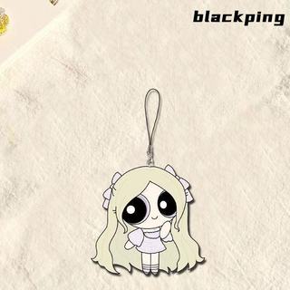 Powerpuff Girls BlackPin Fan Ngoại Vi Điện Thoại Di Động Dây Xích Lisa Park Chae-Young Học Sinh Schoolbag Ba