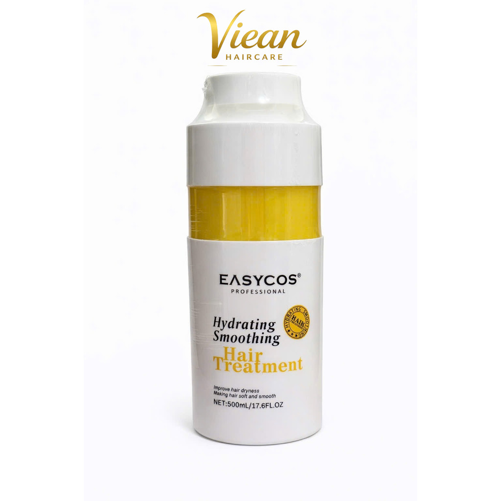 [CHÍNH HÃNG] Kem Ủ Tóc EASYCOS Keratin Thủy Phân 500ml - Phục Hồi Hư Tổn, Ngăn Gãy Rụng, Chuẩn Salon