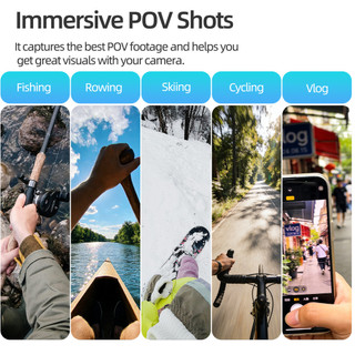 Dành Cho DJI Osmo Pocket 4 / 3 Có Thể Điều Chỉnh Cổ Giá Đỡ Nhanh Tháo Rời Ngực Cố Định Linh Hoạt Chân Đế vlog Quan Sát Đầu Tiên Cầm Tay Máy Ảnh Thể Thao Bỏ Túi 4 Phụ Kiện Chụp Ảnh