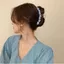Kẹp Đuôi Ngựa SHUPUN, Thiết Kế Trái Tim Kẹp Tóc Cua Phong Cách Vintage, Tay Cầm Chống Trơn Trượt Dễ Thương Kích Thước Lớn Vuốt Tóc Phụ Kiện Tóc