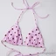 Bikini 2 Mảnh MaplePoet Cho Nữ, Thiết Kế Cổ Không Tay Và Eo Thấp, Họa Tiết Chấm/Sọc
